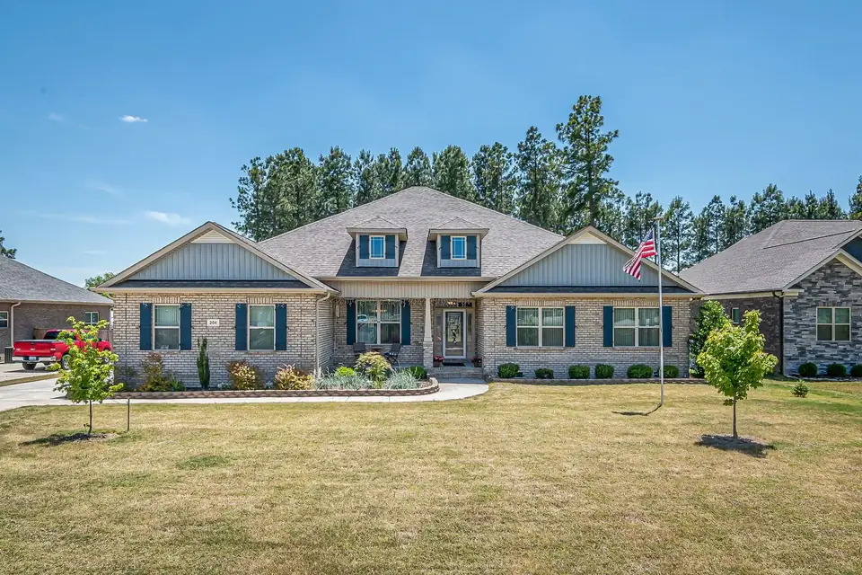 Residential home with a shingle roof